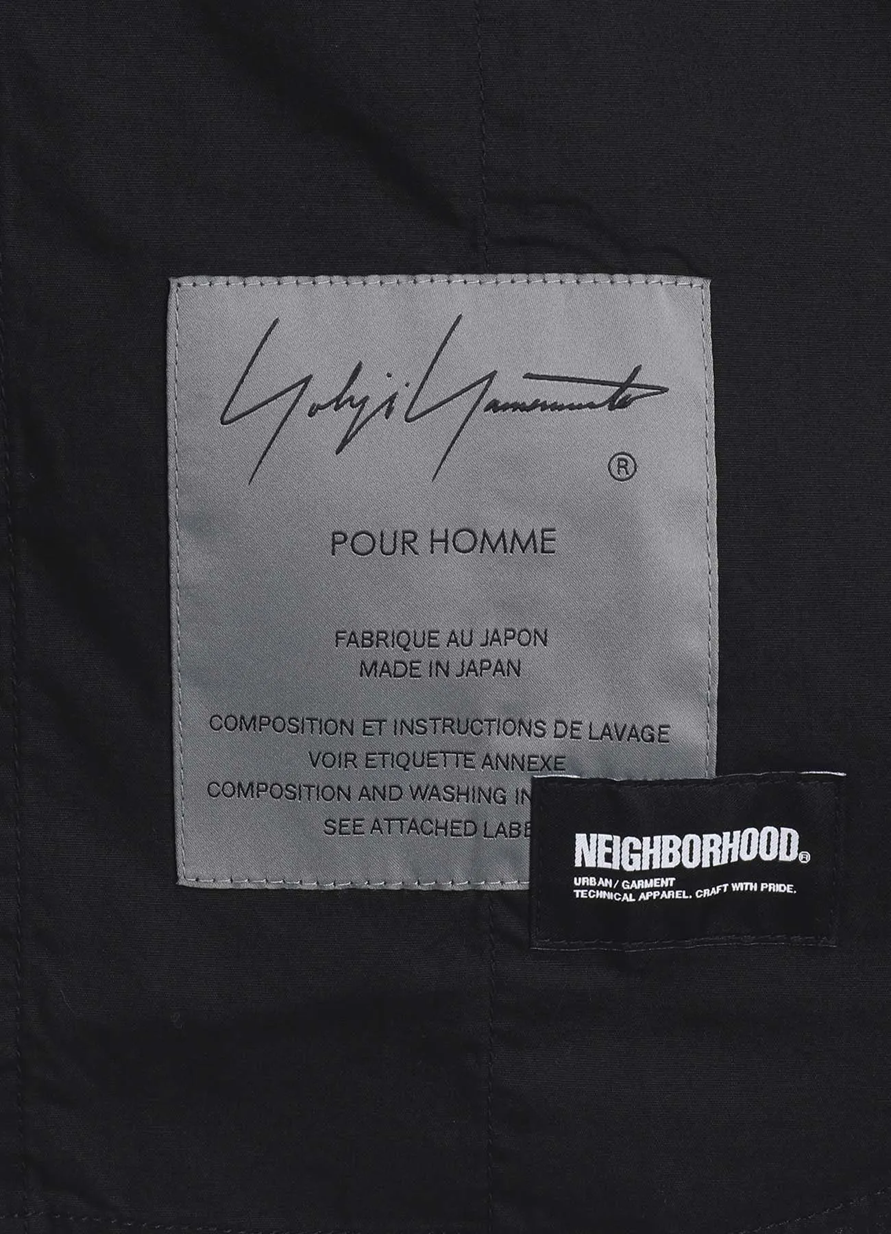 Yohji Yamamoto x NEIGHBORHOOD PRINT SHIRT LS　